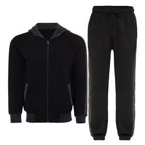 Ensemble de survêtement pour homme, style bomber, sweat-shirt à capuche, vêtements de sport, sweat-shirt grande taille, ensemble de mode ample pour homme, survêtement - Product Image 1