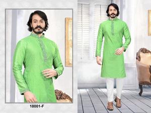 Pyjama Kurta droit indien de superbe qualité pour hommes Vêtements ethniques Pyjama Kurta à la mode de Kurta indien Payjama pour hommes - Product Image 3