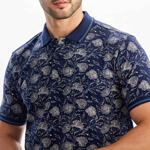 Hommes Polo T Shirt Slim Fit 100% Coton Tissu Respirant à Manches Courtes Vêtements Décontractés Fournisseur OEM Logo Personnalisé Usine En Vrac - Product Image 5