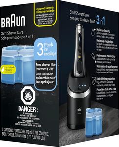 Cartuchos de Repuesto Braun Clean & Renew CCR, Solución Líquida Limpiadora para Afeitadoras, Compatible con el Sistema Clean&Charge, Paquete de 3 - Product Image 6