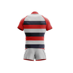Vente en gros de nouveaux ensembles de maillots de rugby unisexes cousus et sublimés, design imprimé, shorts de qualité, séchage rapide, ensembles de maillots de rugby en solde - Product Image 2