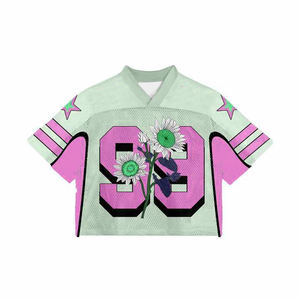 Camiseta de fútbol americano de alta calidad, el mejor uniforme transpirable con mangas cortas y características de talla grande - Product Image 3