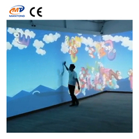 Système de projection pour le mur du musée Projecteur interactif Projection immersive de cartographie Salle d'expérience en art numérique