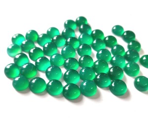 หินโมราโมราทรงกลม10มม. สีเขียวธรรมชาติสีเขียว - Product Image 4