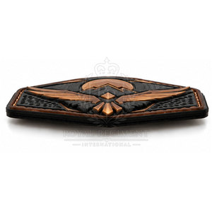 Écussons en cuir personnalisés modernes, étiquettes logo personnalisées à coudre, badges décoratifs pour accessoires de chapeaux et image de marque. - Product Image 3