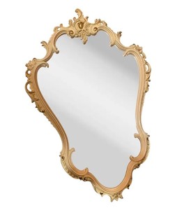 Miroir baroque vénitien du milieu du XIXe siècle, couleur crème - Product Image 3