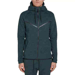Vêtements de sport d'hiver unisexes, molleton 100% coton lourd, respectueux de l'environnement, ensemble de survêtement deux pièces pour la salle de sport et les tenues décontractées - Product Image 5