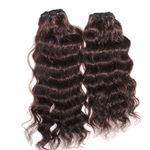 Extensiones de ondas de agua alineadas con cutícula Natural, paquete único, tejido de cabello virgen indio que resalta el cabello humano en cinta, grado de cabello - Product Image 1