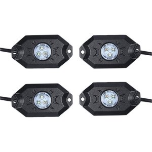 Mini RGB luce Rock Bluetooth APP sensore musicale Kit con 4 luci LED 12V 24V IP68 sottoscocca per Jeep Off Road SUV Boat - Car - Product Image 4