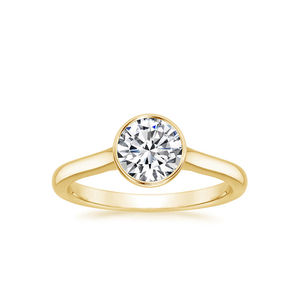 แหวนเพชรทรงกลมจาก Ayla - เครื่องประดับเพชรเม็ดเดี่ยวสุดหรู - Product Image 1