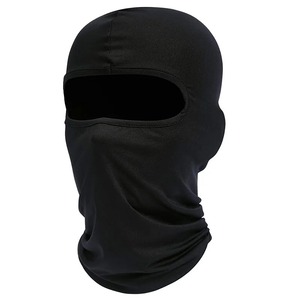Masque de ski intégral pour homme cagoule noire avec cache-cou équipement de ski de protection - Product Image 1