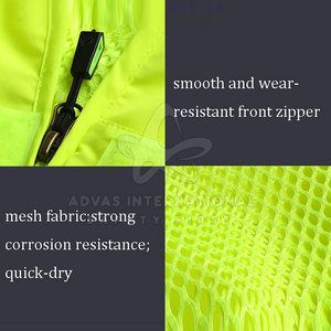 Gilet de travail OEM de qualité supérieure, entièrement personnalisable, en polyester respirant pour vêtements de travail - Product Image 6