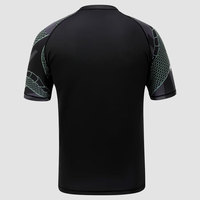Bjj rash guard en gros bjj spandex personnalisé sublimation Rash guard manches courtes bjj rash guard pour hommes avec logo personnalisé