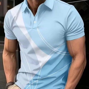 เสื้อโปโลลายพรีเมียม ผ้าระบายอากาศ แห้งเร็ว ทรงทันสมัย สไตล์ลำลอง สปอร์ต กำลังเป็นที่นิยม - Product Image 1