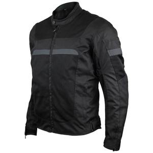Wholesale High Street <b>Men</b> Black Windproof Zipper Motorbike <b>Racer</b> <b>Jacket</b> With Mandarin Collar & Thermal Inner Lining - Product Image 1
