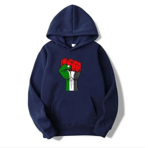 เสื้อฮู้ด Palestine ปักดีไซน์ใหม่พิมพ์ซับลิเมชันฟรีย้อมสีล้วนสำหรับฤดูหนาว - Product Image 1