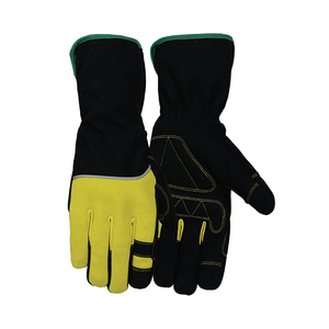 Gants de travail en mélange de coton robuste grand caoutchouc double revêtement pour la construction et le jardinage usage quotidien - Product Image 3