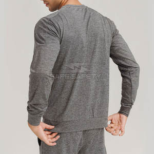 Trajes de sudor ecológicos transpirables de secado rápido de alta calidad para hombres con diseño de logotipo personalizable, opción de talla grande para primavera - Product Image 6