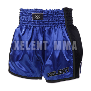 ผู้ผลิตกางเกงมวยไทยแบบกำหนดเองสำหรับเด็กและผู้ใหญ่ สีฟ้าชมพู ชุดมวยสำหรับการแข่งขันและฝึกซ้อม XelentUniform - Product Image 6