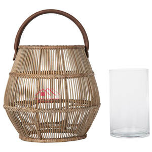 Velas de ratán para decoración del hogar, candelabro de ratán decorativo sostenible con ratán clásico - Product Image 5