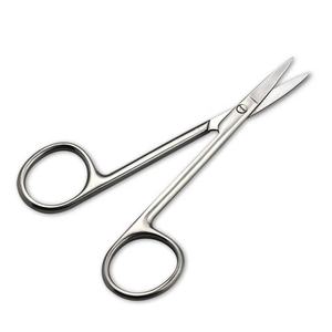 Ciseaux à ongles avec revêtement en titane et logo personnalisé Ciseaux à cuticules à lame tranchante polie de style classique Outils de soins de beauté - Product Image 4