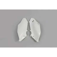 Panneaux latéraux blancs 047 pour carénage de moto Kawasaki KXF 250 2013-2016 en ABS et fibre de verre