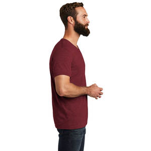 Nueva Camiseta de Jersey Antiencogimiento 100% Algodón, Camisetas con Cuello en V Transpirables - Product Image 3