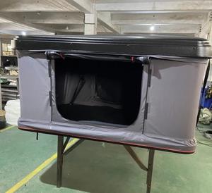 Tente de toit triangulaire pour camionnette, tente de toit épaissie en aluminium rigide, tente de camping pliable pour voiture - Product Image 3