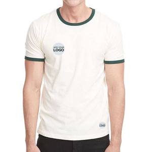 Añada las suyas y diseño de texto personalizado Ringer T Shirts - Product Image 5