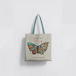 Sac fourre-tout en toile réutilisable Sac lavable et pliable pour le shopping Grande capacité avec poignées solides - Product Image 1