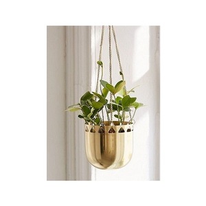 Metal Planter with Stand Set of 2 Unique design Hand aluminium silver Plated Round Flower Planter on Metal Stand for Garden - Product Image 5