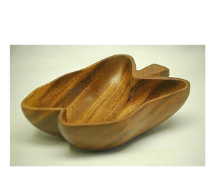 Bol en bois forme de mangue bol en bois fonctionnel incroyable bol de service en bois prix le plus bas - Product Image 6