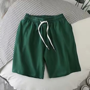 Pantalones Cortos Deportivos de Alta Calidad para Hombre, de Lona de Poliéster/Algodón, Cintura Media, Cierre con Cordón, Secado Rápido, Talla Grande, Lisos, para Gimnasio, Fitness y Entrenamiento - Product Image 6