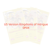 Boîte de boosters de cartes à collectionner de la série Kingdoms of Intrigue, cartes TCG Anime, 24 paquets par boîte pour la vente au détail