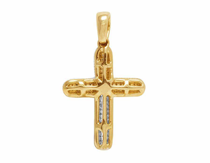 Customize <b>Crafted</b> In S925 Silver Cross Iced Out Moissanite Diamond Hip Hop Pendant for Men - Product Image 3