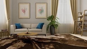 Alfombra Moderna de Diseño Abstracto Persa, Tejida a Mano con Lana Ecológica, Resistente al Fuego y Antideslizante, de Adam Rugs - Product Image 5