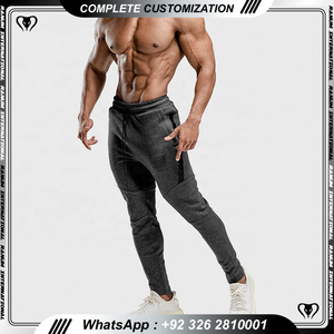 Fitness Sport Pantalons Hommes Jogger Pantalons De Survêtement Vente Chaude Hommes Running Zipper Poches Survêtement Pantalon - Product Image 3