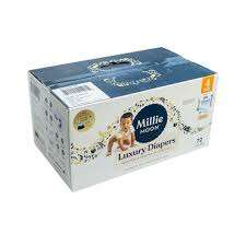 Pañales de Lujo Millie Moon Cloud Touch Softness para Bebés, Protección Contra Fugas, Superficie Seca, Envío Rápido, Precio Económico al por Mayor - Product Image 3