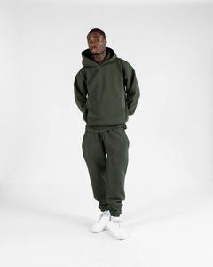 Mens Vintage Washed Dark Green Full <b>Zip</b> <b>Hoodie</b> Plain Solid Color Heavyweight Sweatshirt Jacket Split Kangaroo <b>Pocket</b> Casual - Product Image 2