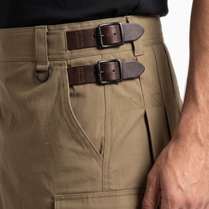 Kilt de travail utilitaire, en toile de coton épaisse, avec poches brodées, logo personnalisé, OEM, vente en gros - Product Image 4