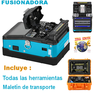 Máquina de Fusión de Fibra Óptica para Redes FTTH, Conector SC, Fibra SM, Fuente de Alimentación de 12V - Product Image 1
