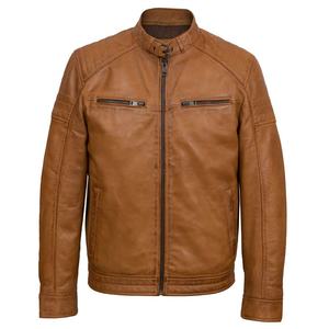 Blouson de moto en cuir unisexe coupe-vent, vêtements de protection pour moto, design personnalisé, fournisseur OEM, adulte, toutes saisons - Product Image 4