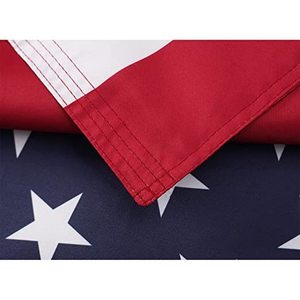 Drapeau américain USA TOP FLAGSINC, 2x3 pieds, double face, fabriqué aux États-Unis, drapeau extérieur robuste avec 2 œillets en laiton - Product Image 2