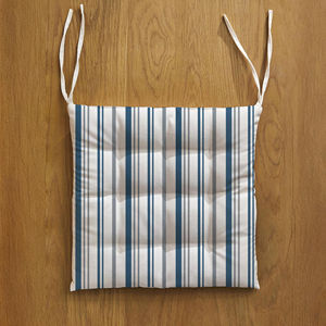 Cotton Chairpad <b>with</b> Thick Fluffy Filling Comfort Thick Seat <b>Cushion</b> <b>with</b> Strong <b>Ties</b> Breathable Fabric - Product Image 3