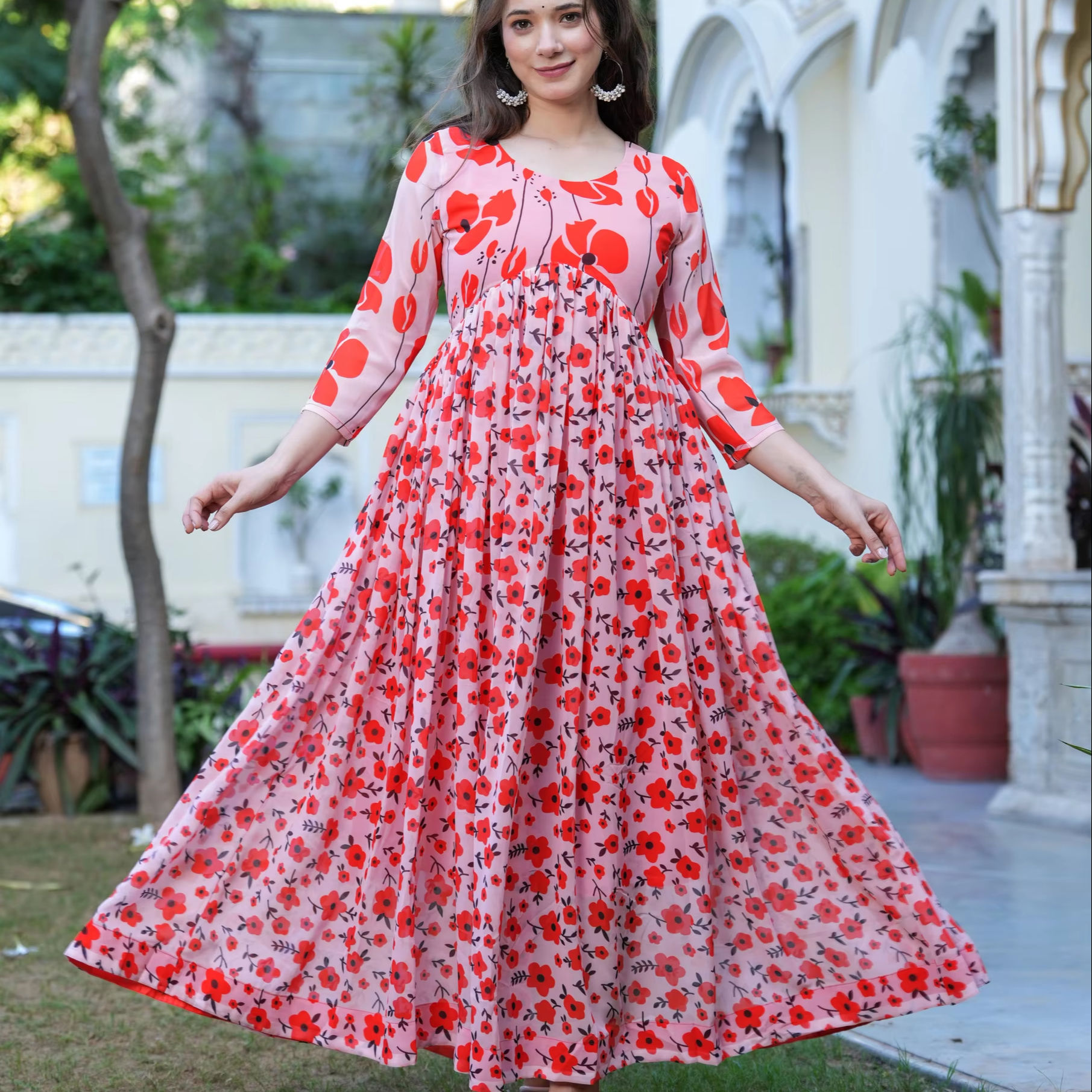 Hindu Fabric Dresses Boho Revival Wholesale Availablity