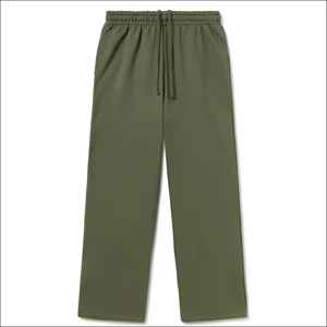 High Quality Breathable French Terry Fleece High Anti-Wrinkle Casual <b>Jogger</b> Pants Custom Logo Rhinestones Unisex Wide Leg <b>Baggy</b> - Product Image 1