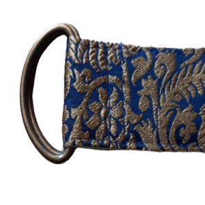 เข็มขัดผ้าคอตตินแบบยุทธวิธีของผู้ชายสำหรับกลางแจ้งเข็มขัดผ้าโพรเพอร์ MADRAS ปรับแต่งสไตล์ฟรีตัวอย่าง - Product Image 4