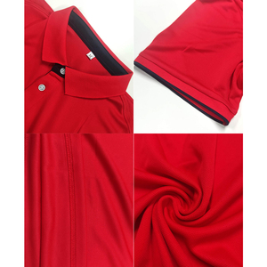 Alta calidad 100% poliéster hombres Golf para camisetas de Polo transpirable Casual Sport Wear Eco-Friendly Front Color sólido al por mayor - Product Image 5