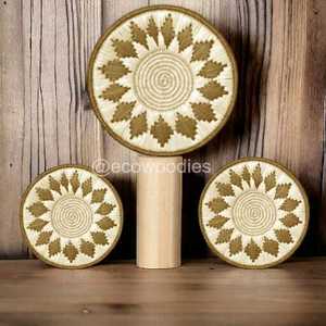 Hot Selling Home Decorators Decorative Rattan Woven Wall Art <b>Wicker</b> Hanging <b>Basket</b> for Sale at Wholesale Prices - Product Image 2