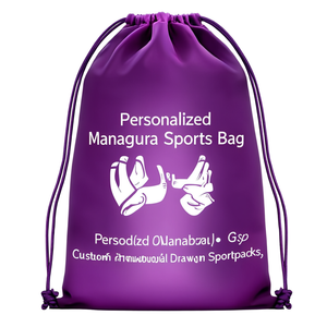Borsa Sportiva Personalizzata Managua per Gadget, Sacche Sportive Promozionali Personalizzate con Coulisse - Product Image 2